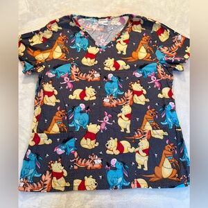 Disney Winnie The Pooh Scrub Top